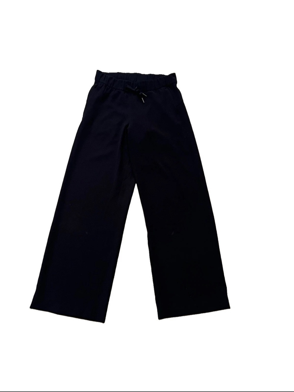 Lululemon Women's Black Pull On Wide Leg Drawstring Pants Size 6